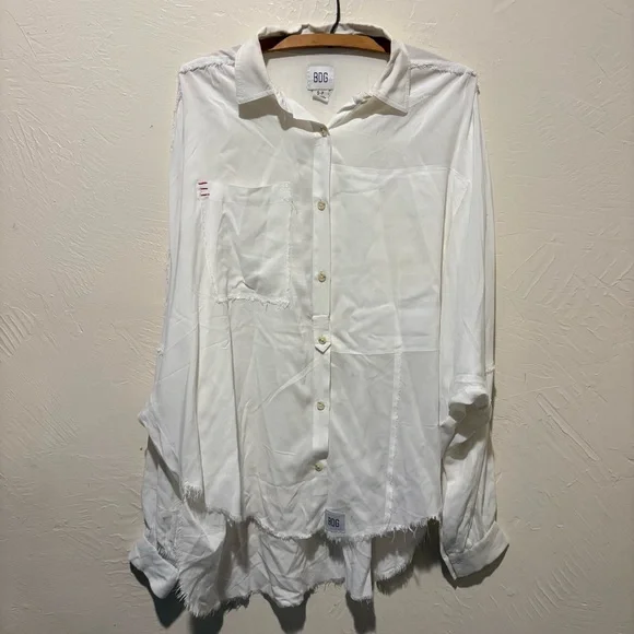 BDG Urban Outfitters Fringe Button Down Top - Picture 2 of 10